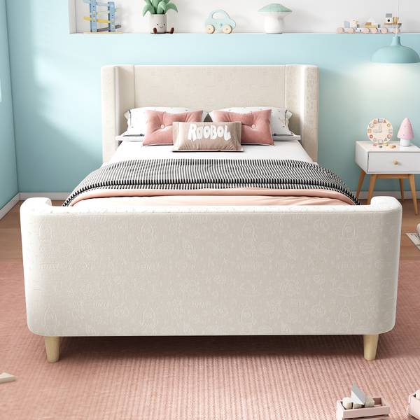 Polsterbett VELVⅠ Beige