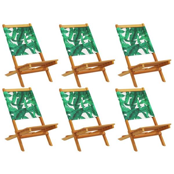 Tuinstoel 3033696-3 set van 6 donkergroen