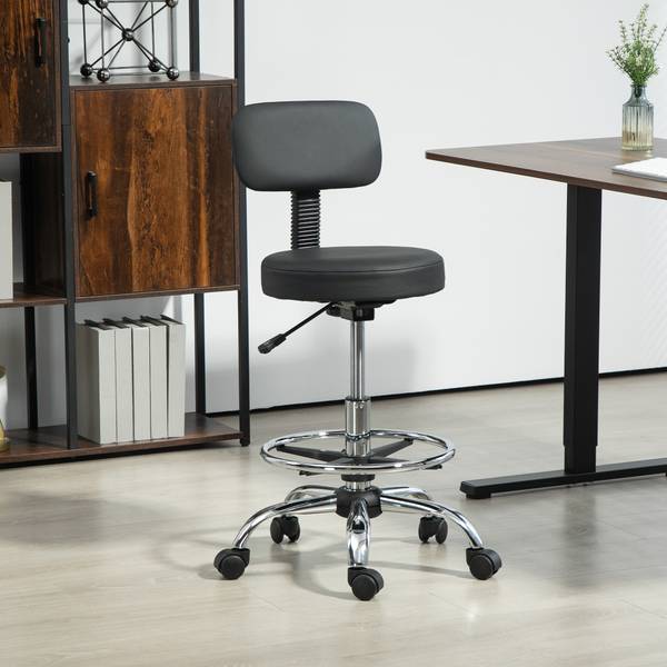 Bureaustoel 921-822V00BK zwart - textiel - 52 x 92 x 52 cm