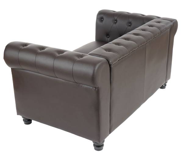 Luxe 2-zitsbank Edinburgh bruin