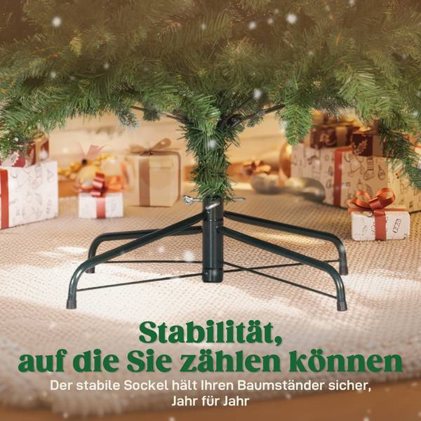 Weihnachtsbaum 83C-150V00GN Grün - Kunststoff - 115 x 180 x 115 cm