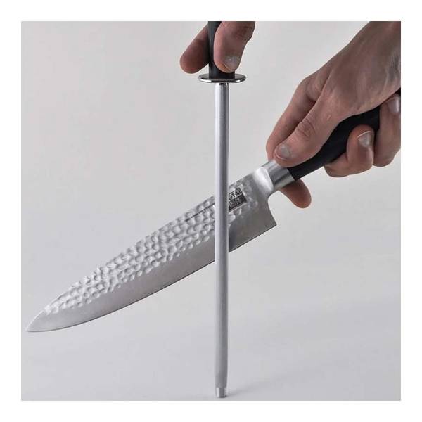 Wetzstahl KT-AC-002 Schwarz - Edelstahl - 1 x 1 x 35 cm