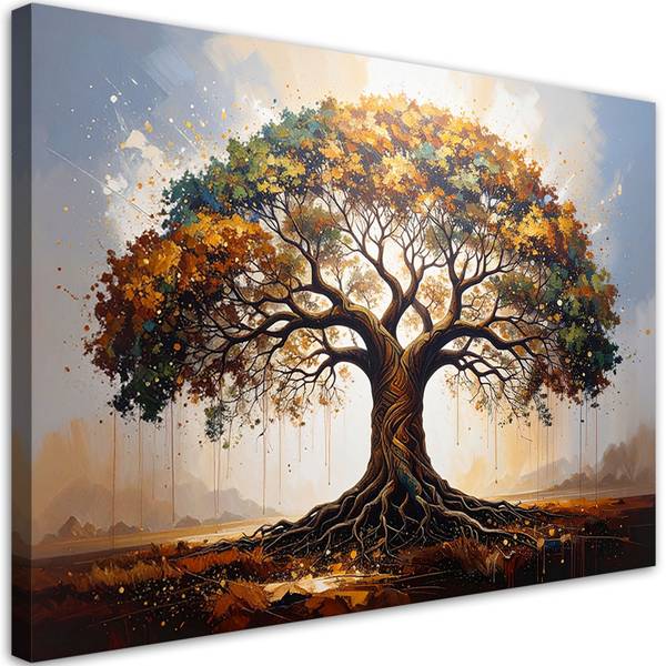 Wandbild Bäume 30 x 20 cm