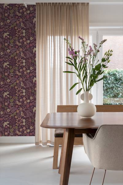 Tapete 131639 Violett - Papier - 53 x 1005 x 53 cm