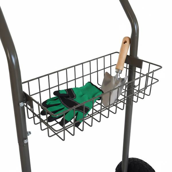 Schlauchwagen für 60 m Schwarz - Braun