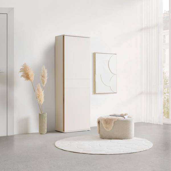 Mehrzweckschrank ANTONIO Beige - Braun - Holzwerkstoff - 61 x 190 x 38 cm