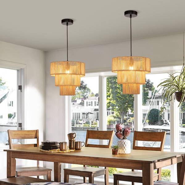 Suspension Lollar Noir - Métal - 35 x 150 x 36 cm