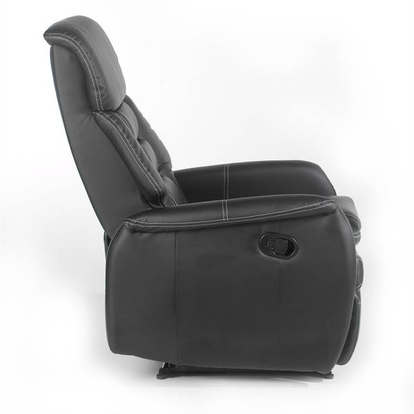 Fernsehsessel SOPHIE Schwarz - Microfaser - Polyester - 72 x 106 x 87 cm