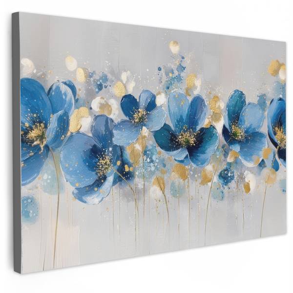 TABLEAU SUR TOILE Fleurs 150 x 100 cm