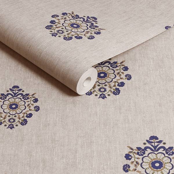 Vliestapete Hainmotiv Beige