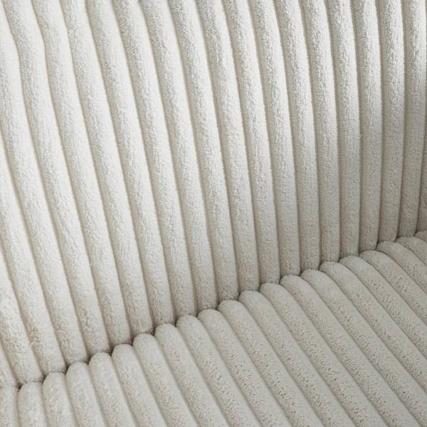 Armlehnstuhl JADE Beige - Metall - Massivholz - Textil - 64 x 87 x 63 cm