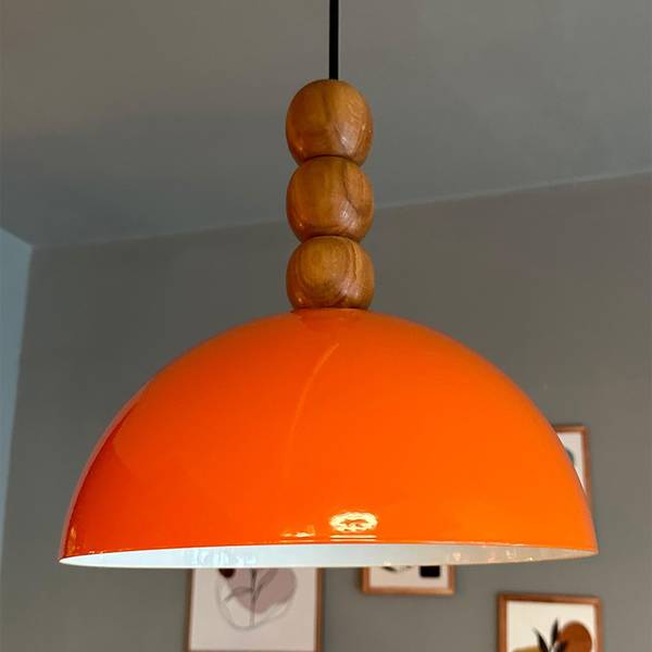 Pendelleuchte WMPYimpi Orange - Metall - 30 x 30 x 30 cm
