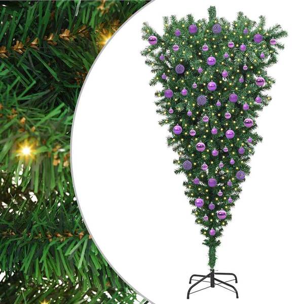 Künstlicher Weihnachtsbaum 3009454-4 Grün - Violett