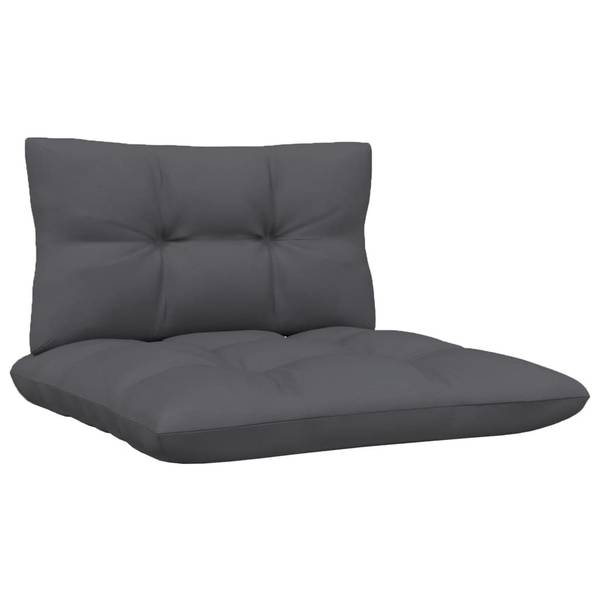 Canapé de jardin 3012376 (lot de 2) Blanc - Pin - 64 x 62 x 64 cm