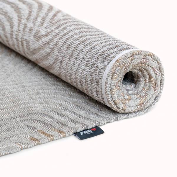 Kurzflorteppich Shell Beige Polyester - Beige - 170 x 240 cm