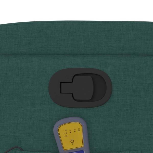 Fauteuil inclinable de massage 3032386-2 Vert foncé