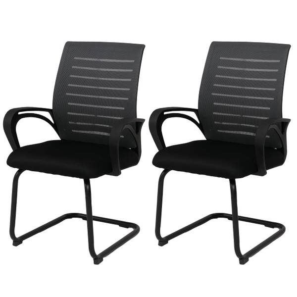 Esszimmerstuhl K51 (2er-Set) Schwarz - Grau