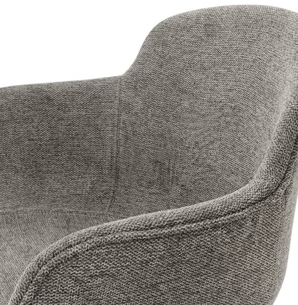 Armlehnstuhl BACARI Grau - Flachgewebe - 54 x 80 x 59 cm