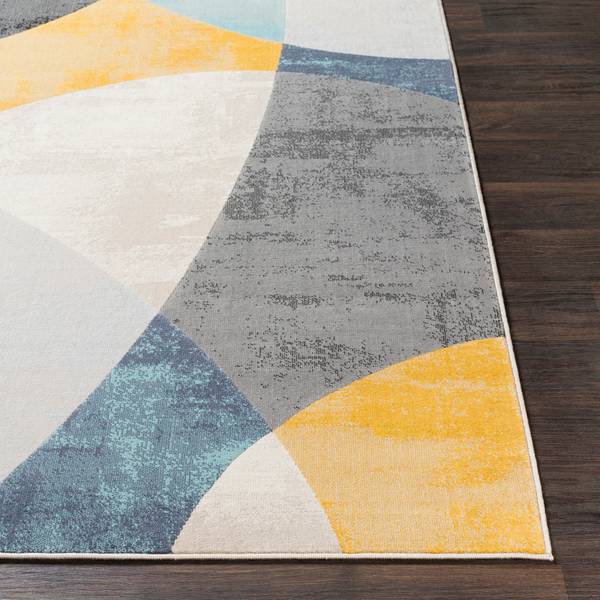 Kurzflorteppich CHICAGO Blau - Polypropylen - 160 x 2 x 220 cm