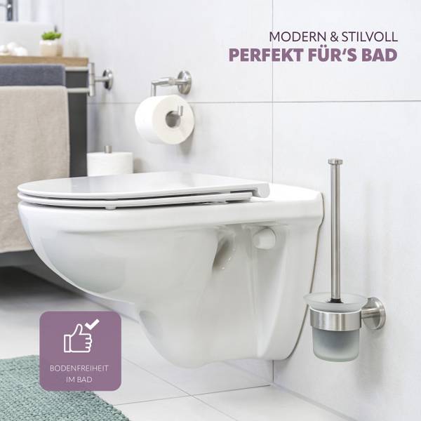 Badezimmer-Zubehör-Set Piazza (2er Set) Silber - Metall - 15 x 35 x 12 cm