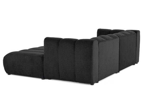3-Sitzer Sofa DEBBIE Schwarz