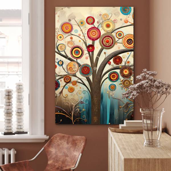 METALLBILD Baum 60 x 90 cm
