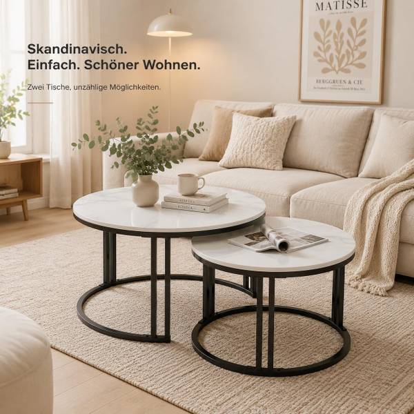 Couchtisch Satztisch Marmor Optik kaufen