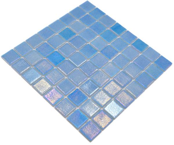 Mosaikfliesen 220-P55381 Blau - Glas - 32 x 32 x 32 cm