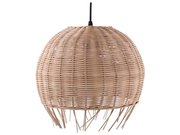 Pendelleuchten DRINO Beige - Blau - Rattan - 27 x 150 x 27 cm