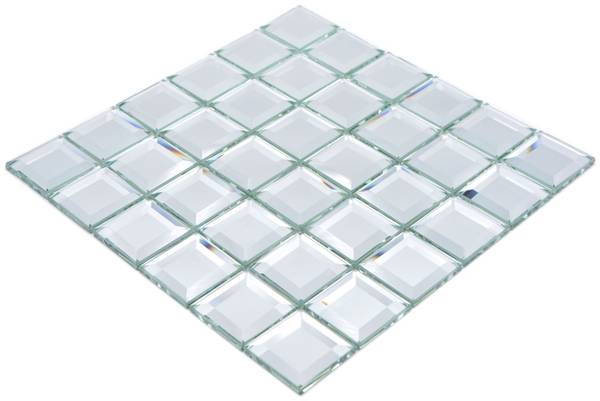 Mosaikfliesen 180-01 Grau - Glas - 30 x 30 x 30 cm