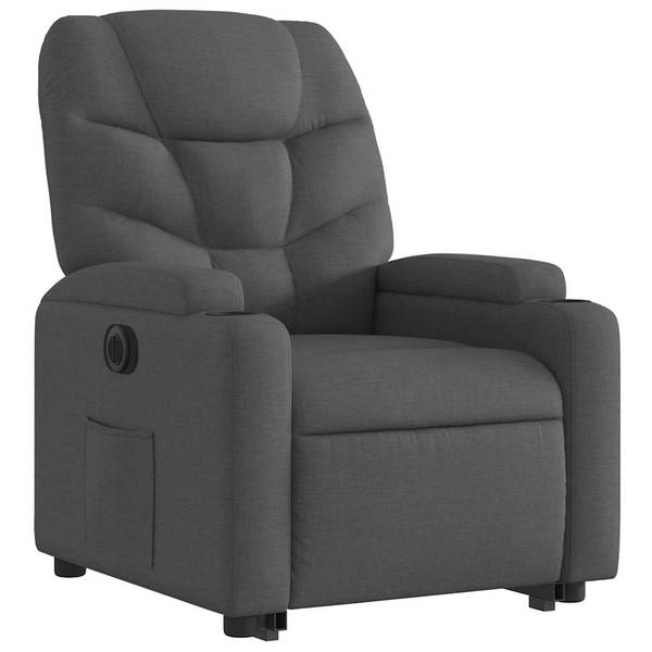 Fauteuil inclinable levage 3032386-3 Gris foncé - Gris