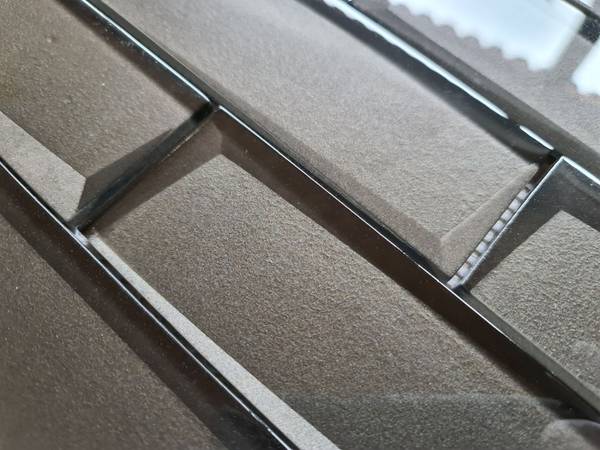 Mosaikfliesen 88-XB09 Braun - Glas - 30 x 30 x 30 cm