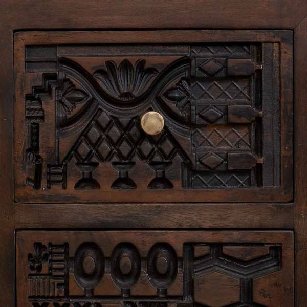 Table de chevet Hoshi Marron