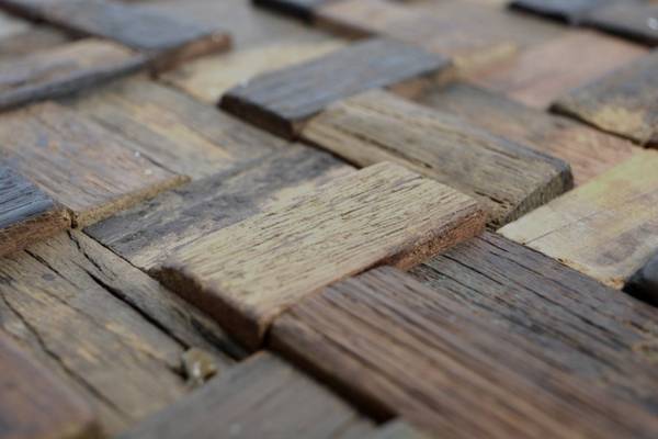 Mosaikfliesen 160-25 Holzwerkstoff - 30 x 30 x 30 cm