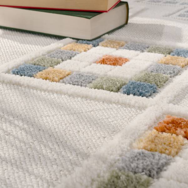 Kurzflorteppich Brisbane 598 120 x 120 cm