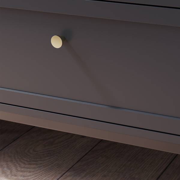 Ladekast TILA zwart - plaatmateriaal op houtbasis - 150 x 116 x 40 cm