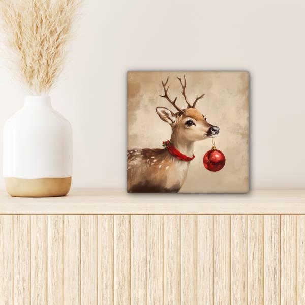 LEINWANDBILD Weihnachten 20 x 20 cm