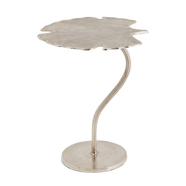 Beistelltisch GINKGO LEAF Silber