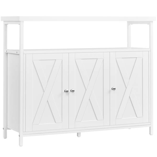 Sideboard ARK64 Weiß - Holzwerkstoff - 35 x 81 x 100 cm