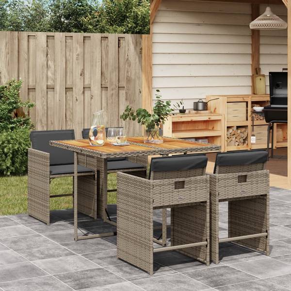 Tuinset 3033279-6 set van 5 grijs