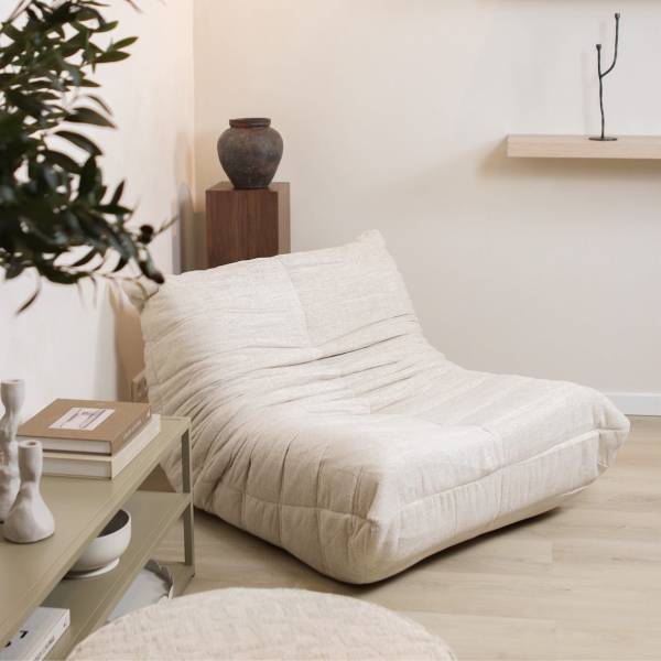Sessel Bear Beige - Textil - 87 x 69 x 97 cm