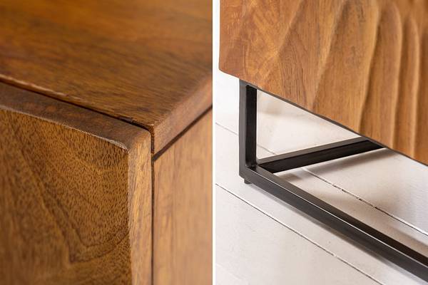 Sideboard SCORPION Braun - Mango - 140 x 75 x 38 cm
