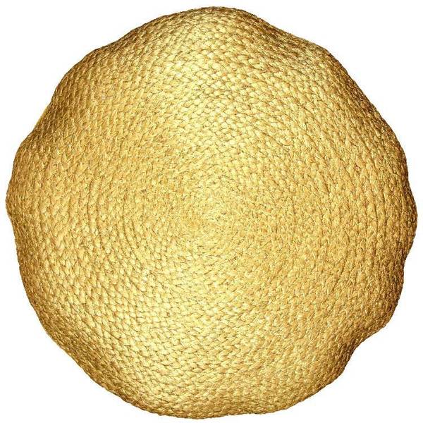 Dekokissen Metallic Gold - Textil - 45 x 9 x 45 cm