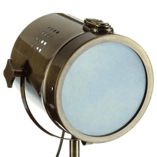Lampenreflektor aus Metall, braun Braun - Metall - 30 x 60 x 30 cm