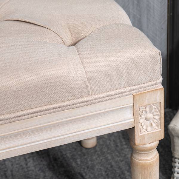Bettbank 831-733V00BG Beige - Textil - 40 x 48 x 117 cm