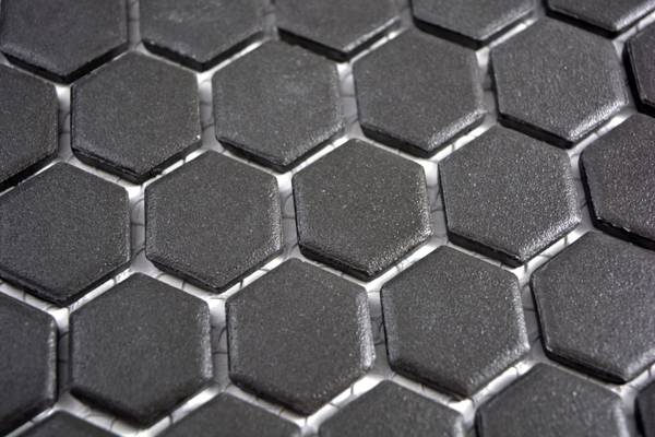 Mosaikfliesen CU HX089 Schwarz - Keramik - 26 x 26 x 26 cm