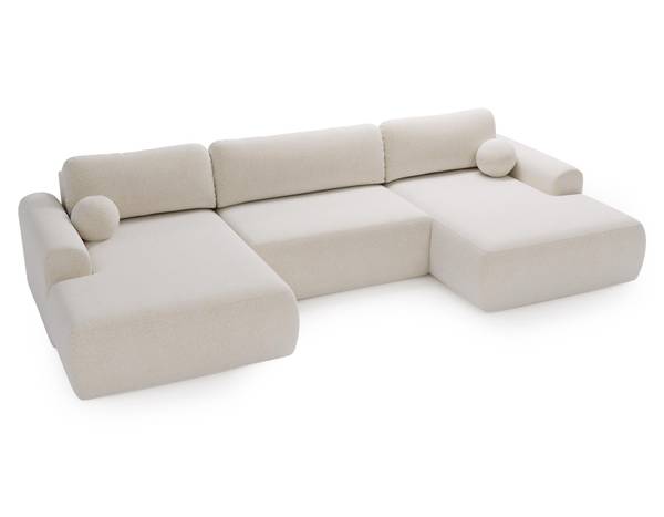 Ecksofa Aurora Weiß