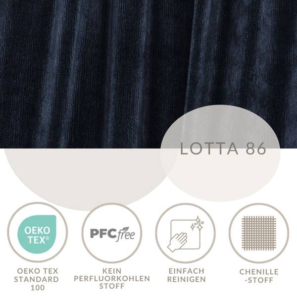 Lit Peru Bleu marine - Largeur de la surface de couchage : 160 cm