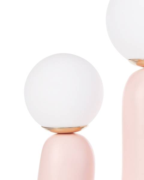 Tischlampen TULUN Pink - Weiß