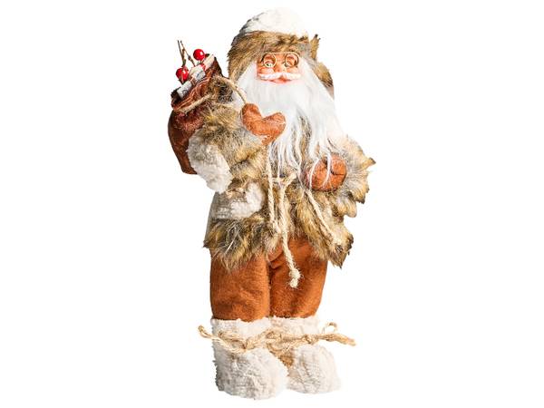 Decoratief accessoire SVARTEVATNET beige - bruin - wit - textiel - 14 x 37 x 7 cm